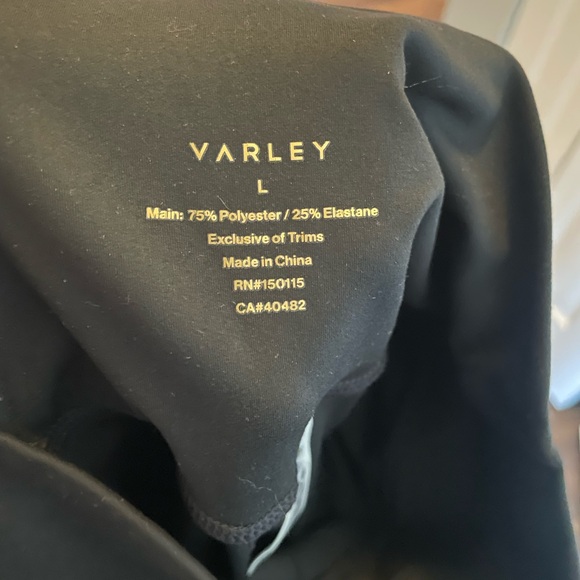 Varley freesoft High Rise Legging 25" in Black size Large - Picture 9 of 9